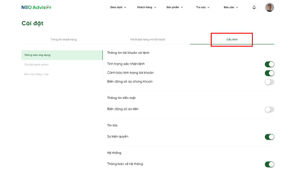 Thông báo ứng dụng